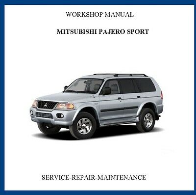 Mitsubishi shogun sport owners manual free download